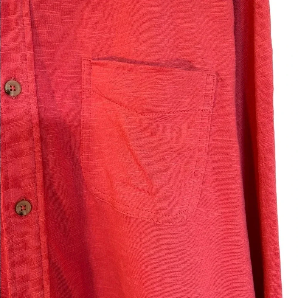 J. Crew Men's Long Sleeve Cotton Button Down Polo Shirt Sz XL Style #BB775